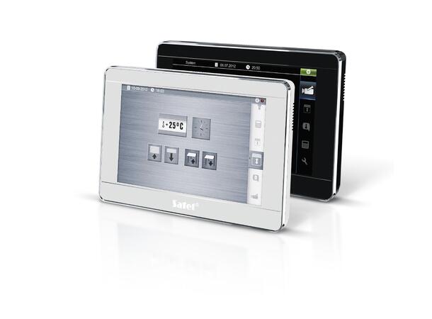 Touchtastatur Integra, 7", Sort uten kortleser, sort bakdel, sølvramme